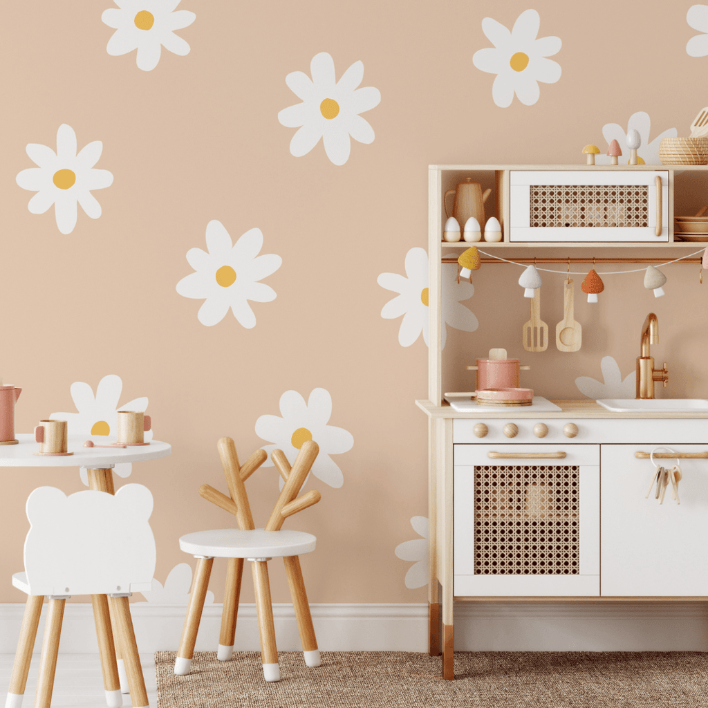 Large Daisy Wall Decal Set